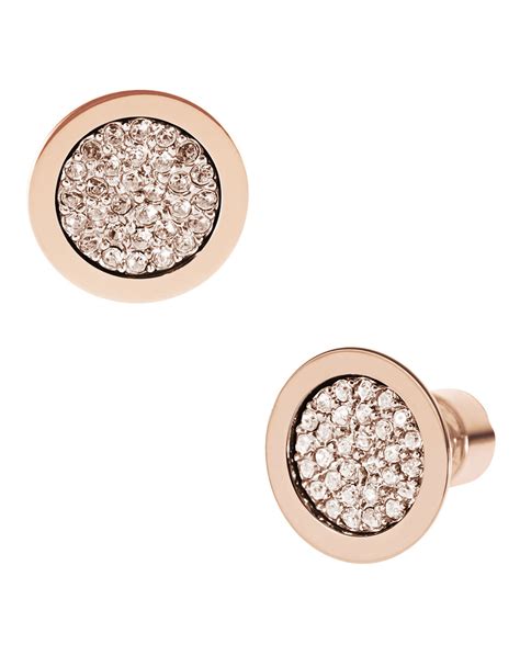 michael kors rose gold studs|michael kors rose gold.